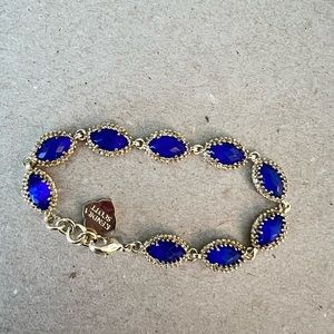 Kendra Scott blue and gold bracelet